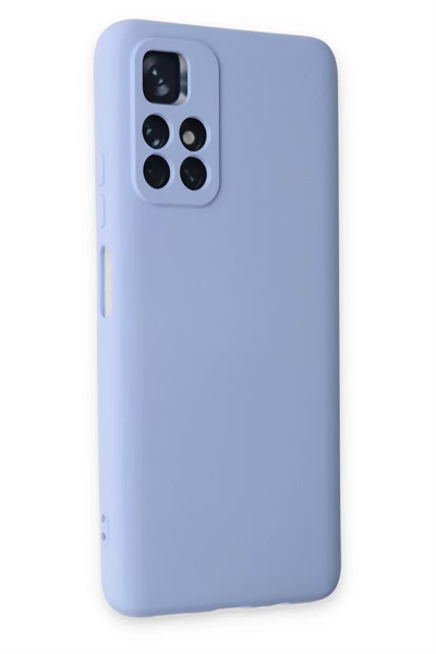 Xiaomi Redmi Note 11T Kılıf Nano içi Kadife Silikon - Lila