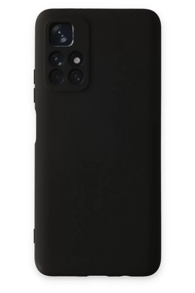 Xiaomi Redmi Note 11T Kılıf Nano içi Kadife Silikon - Siyah