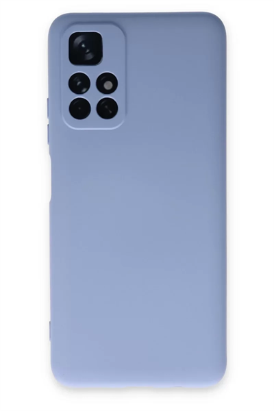 Xiaomi Redmi Note 11T Kılıf Nano içi Kadife Silikon - Lila