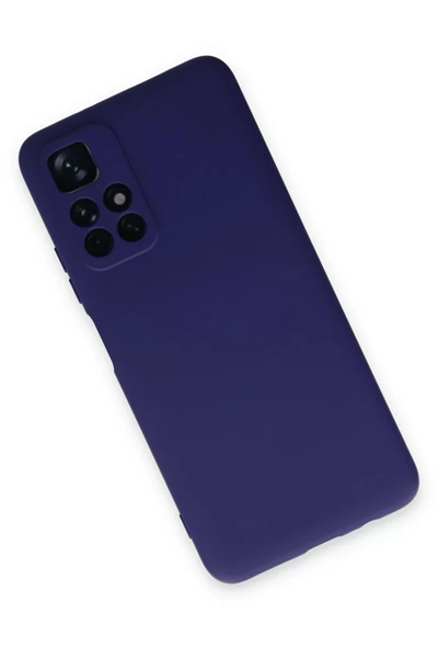Xiaomi Redmi Note 11T Kılıf Nano içi Kadife Silikon - Mor