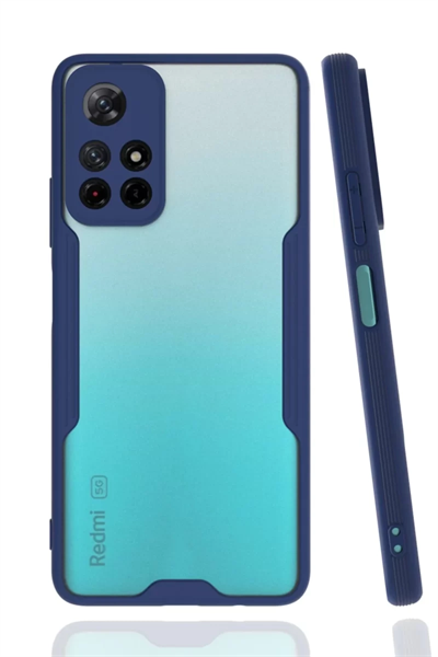 Xiaomi Redmi Note 11T Kılıf Platin Silikon - Lacivert