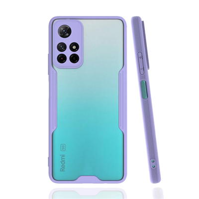 Xiaomi Redmi Note 11T Kılıf Platin Silikon - Lila