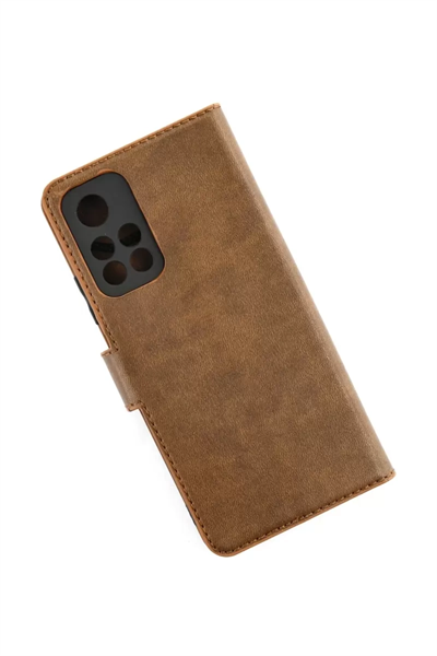 Xiaomi Redmi Note 11T Kılıf Trend S Plus Kapaklı Kılıf - Taba