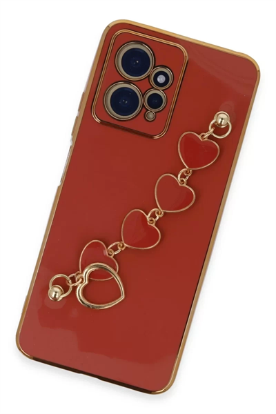 Xiaomi Redmi Note 12 4G Kılıf Esila Silikon - Kırmızı