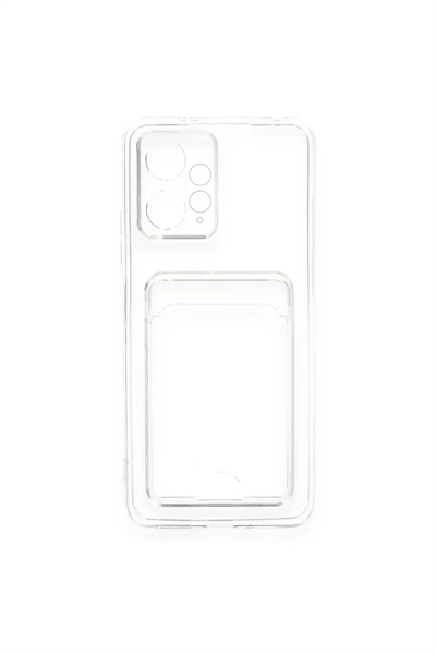 Xiaomi Redmi Note 12 4G Kılıf Kart Şeffaf Silikon - Şeffaf