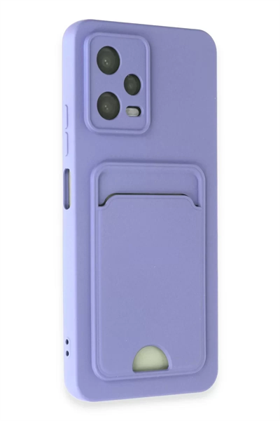 Xiaomi Redmi Note 12 4G Kılıf Kelvin Kartvizitli Silikon - Lila