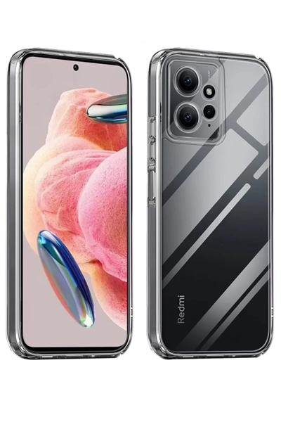 Xiaomi Redmi Note 12 4G Kılıf Lüx Şeffaf Silikon