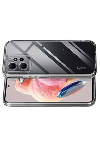 Xiaomi Redmi Note 12 4G Kılıf Lüx Şeffaf Silikon