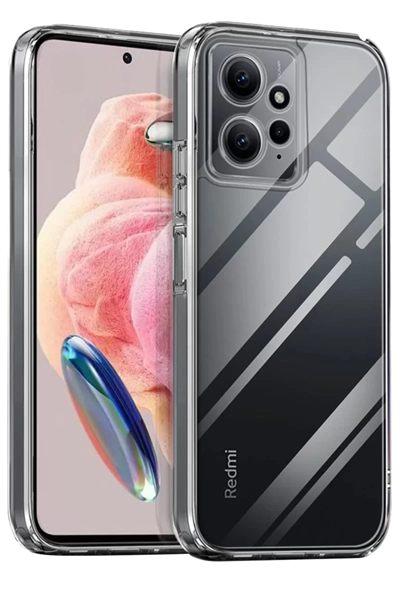 Xiaomi Redmi Note 12 4G Kılıf Lüx Şeffaf Silikon