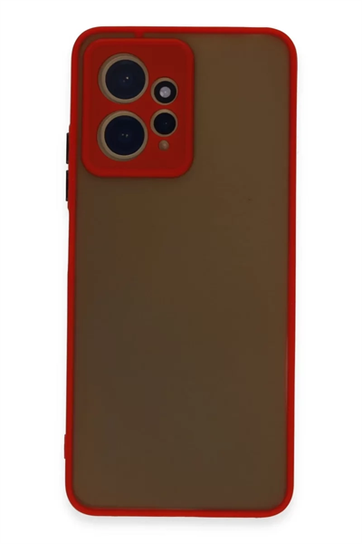 Xiaomi Redmi Note 12 4G Kılıf Montreal Silikon Kapak - Kırmızı