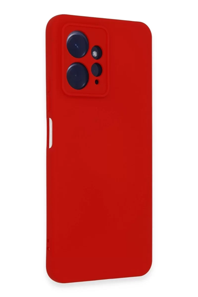 Xiaomi Redmi Note 12 4G Kılıf Nano içi Kadife Silikon - Kırmızı