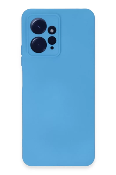 Xiaomi Redmi Note 12 4G Kılıf Nano içi Kadife Silikon - Mavi