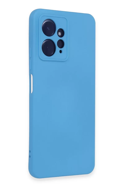 Xiaomi Redmi Note 12 4G Kılıf Nano içi Kadife Silikon - Mavi