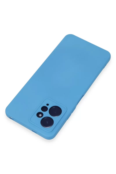 Xiaomi Redmi Note 12 4G Kılıf Nano içi Kadife Silikon - Mavi
