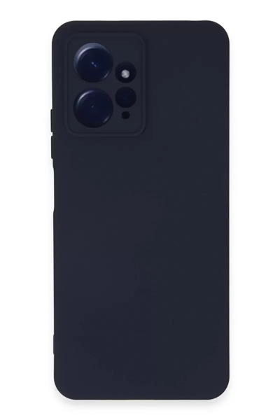 Xiaomi Redmi Note 12 4G Kılıf Nano içi Kadife Silikon - Lacivert