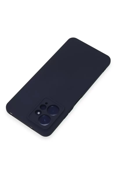 Xiaomi Redmi Note 12 4G Kılıf Nano içi Kadife Silikon - Lacivert