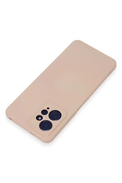 Xiaomi Redmi Note 12 4G Kılıf Nano içi Kadife Silikon - Pudra