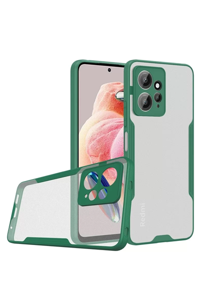 Xiaomi Redmi Note 12 4G Kılıf Platin Silikon - Yeşil