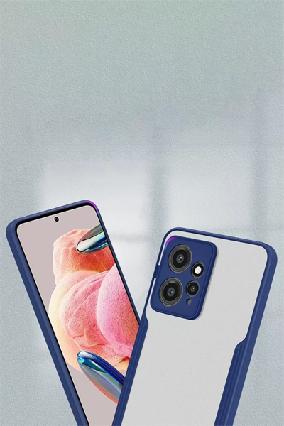 Xiaomi Redmi Note 12 4G Kılıf Platin Silikon - Mavi