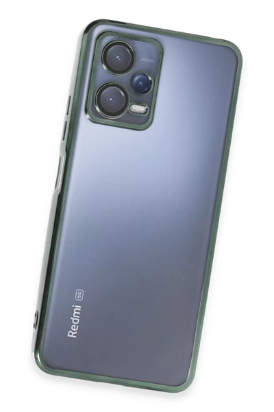Xiaomi Redmi Note 12 5G Kılıf Lensli Silikon - Yeşil