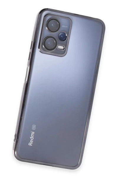 Xiaomi Redmi Note 12 5G Kılıf Lensli Silikon - Siyah