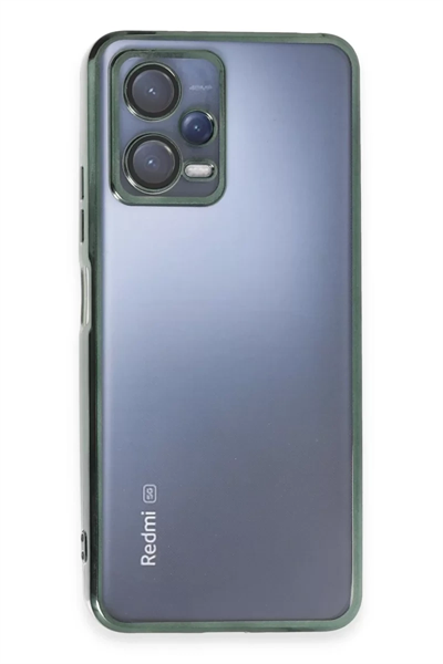 Xiaomi Redmi Note 12 5G Kılıf Lensli Silikon - Yeşil