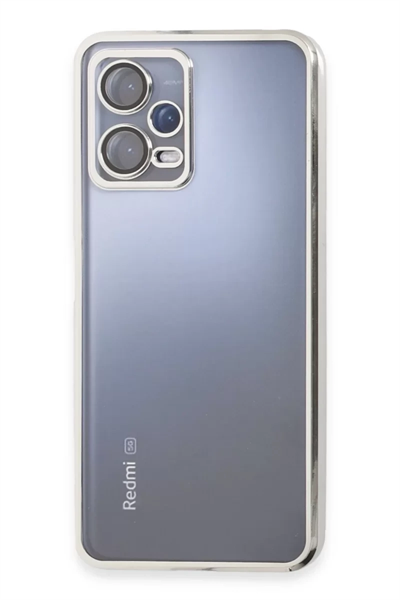 Xiaomi Redmi Note 12 5G Kılıf Lensli Silikon - Gold