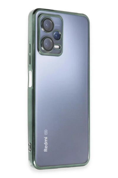 Xiaomi Redmi Note 12 5G Kılıf Lensli Silikon - Yeşil