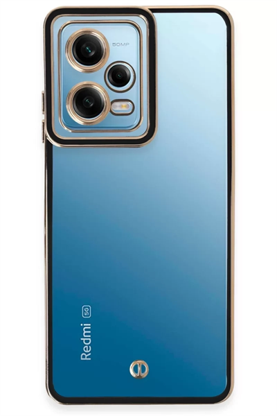 Xiaomi Redmi Note 12 5G Kılıf Liva Lens Silikon - Siyah