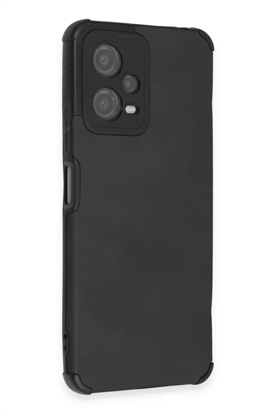 Xiaomi Redmi Note 12 5G Kılıf Loop Deri Silikon - Siyah