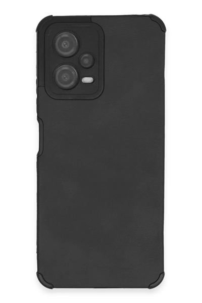 Xiaomi Redmi Note 12 5G Kılıf Loop Deri Silikon - Siyah
