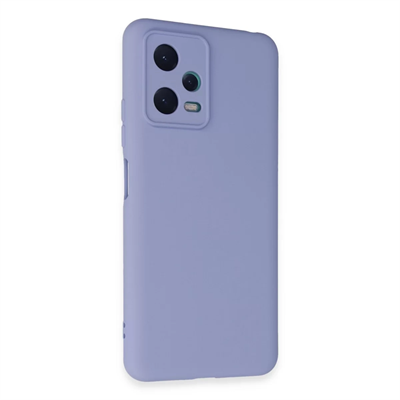Xiaomi Redmi Note 12 5G Kılıf Nano içi Kadife Silikon - Lila