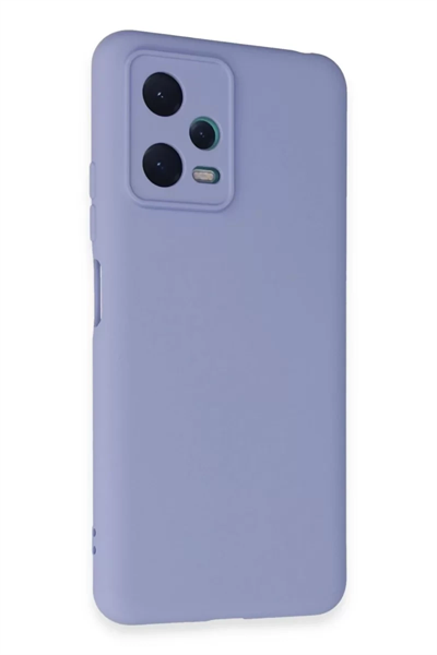 Xiaomi Redmi Note 12 5G Kılıf Nano içi Kadife Silikon - Lila
