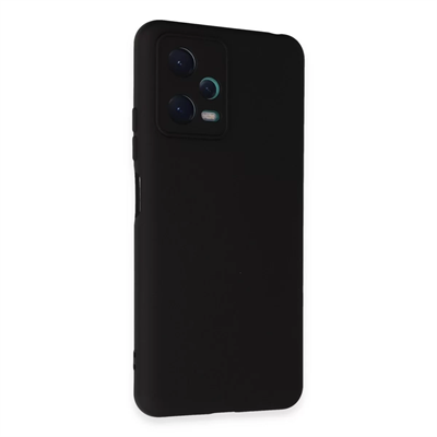 Xiaomi Redmi Note 12 5G Kılıf Nano içi Kadife Silikon - Siyah