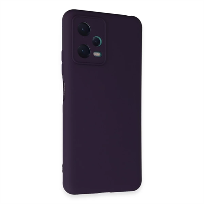 Xiaomi Redmi Note 12 5G Kılıf Nano içi Kadife Silikon - Mor