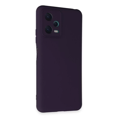 Xiaomi Redmi Note 12 5G Kılıf Nano içi Kadife Silikon - Mor