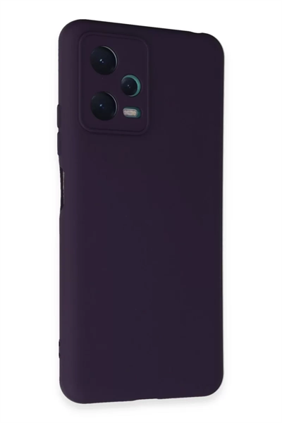 Xiaomi Redmi Note 12 5G Kılıf Nano içi Kadife Silikon - Mor