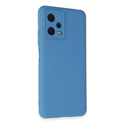 Xiaomi Redmi Note 12 5G Kılıf Nano içi Kadife Silikon - Mavi