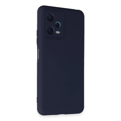 Xiaomi Redmi Note 12 5G Kılıf Nano içi Kadife Silikon - Lacivert