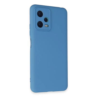 Xiaomi Redmi Note 12 5G Kılıf Nano içi Kadife Silikon - Mavi