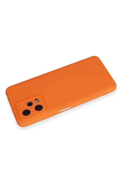 Xiaomi Redmi Note 12 5G Kılıf Nano içi Kadife Silikon - Turuncu