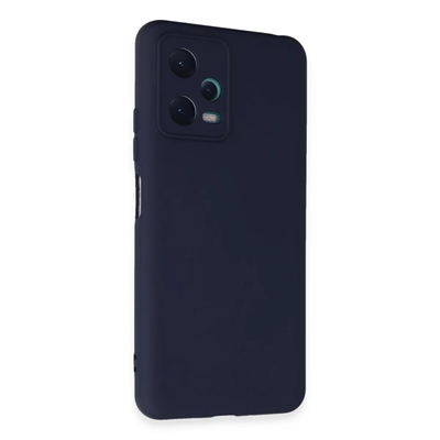 Xiaomi Redmi Note 12 5G Kılıf Nano içi Kadife Silikon - Lacivert