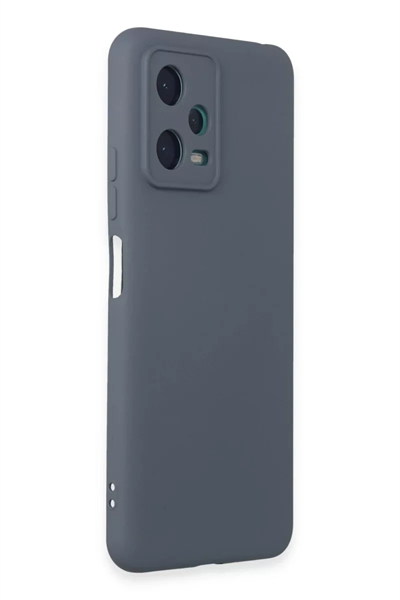 Xiaomi Redmi Note 12 5G Kılıf Nano içi Kadife Silikon - Gri