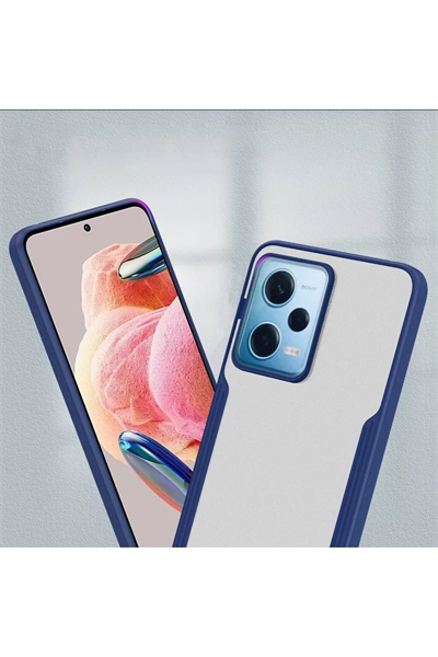 Xiaomi Redmi Note 12 5G Kılıf Platin Silikon - Lacivert