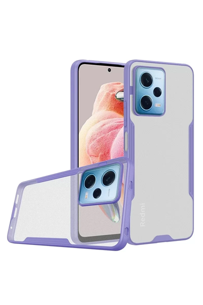 Xiaomi Redmi Note 12 5G Kılıf Platin Silikon - Lila