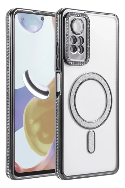 Xiaomi Redmi Note 12 Pro 4G Joke Simli Magneticsafe Kılıf - Siyah