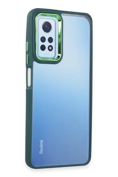 Xiaomi Redmi Note 12 Pro 4G Kılıf Dora Kapak - Haki Yeşil
