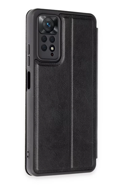 Xiaomi Redmi Note 12 Pro 4G Kılıf Flip Cover - Siyah