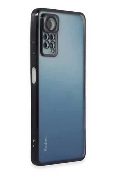 Xiaomi Redmi Note 12 Pro 4G Kılıf Lensli Silikon - Siyah