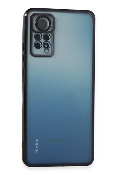 Xiaomi Redmi Note 12 Pro 4G Kılıf Lensli Silikon - Siyah